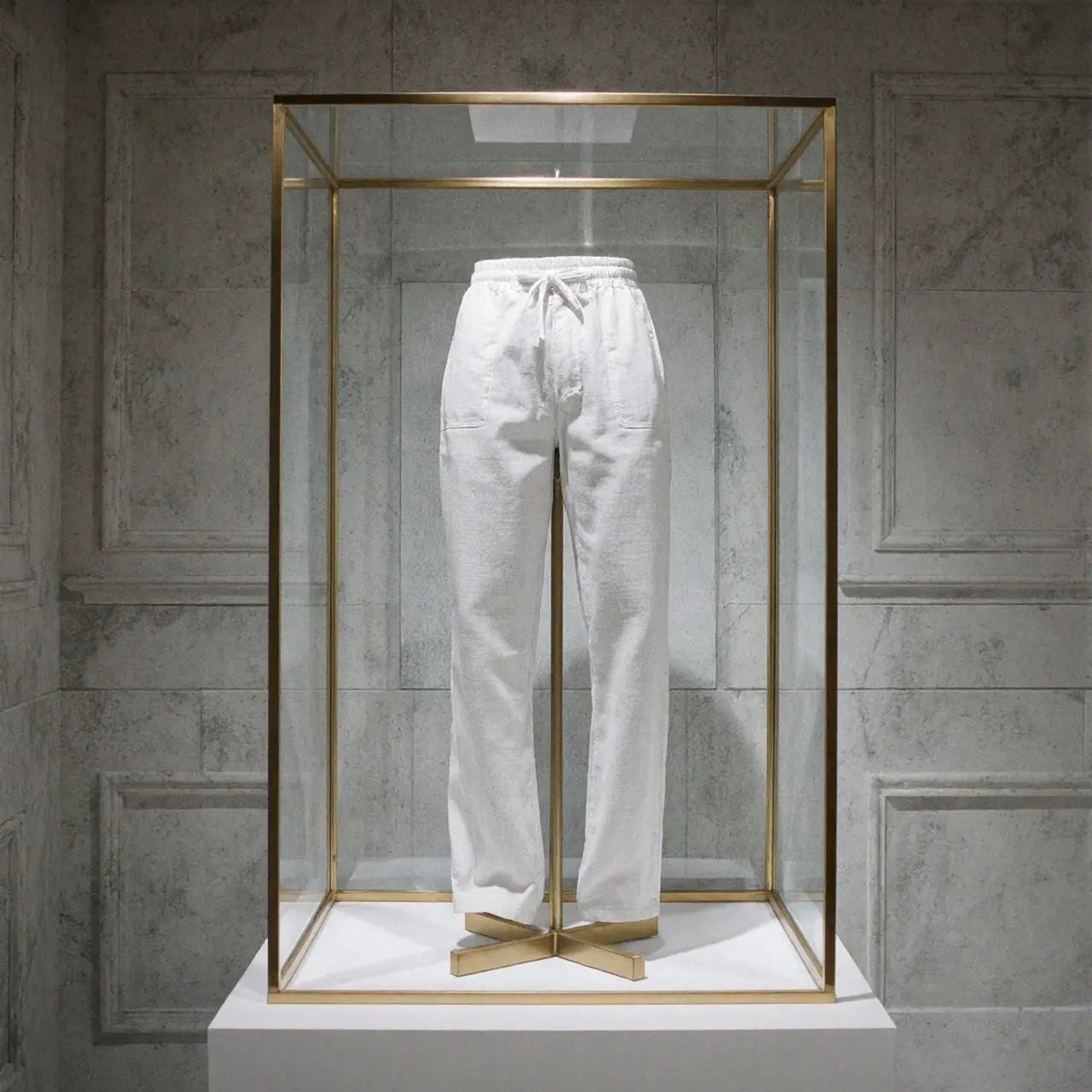 Pantalon de Bambula y lino