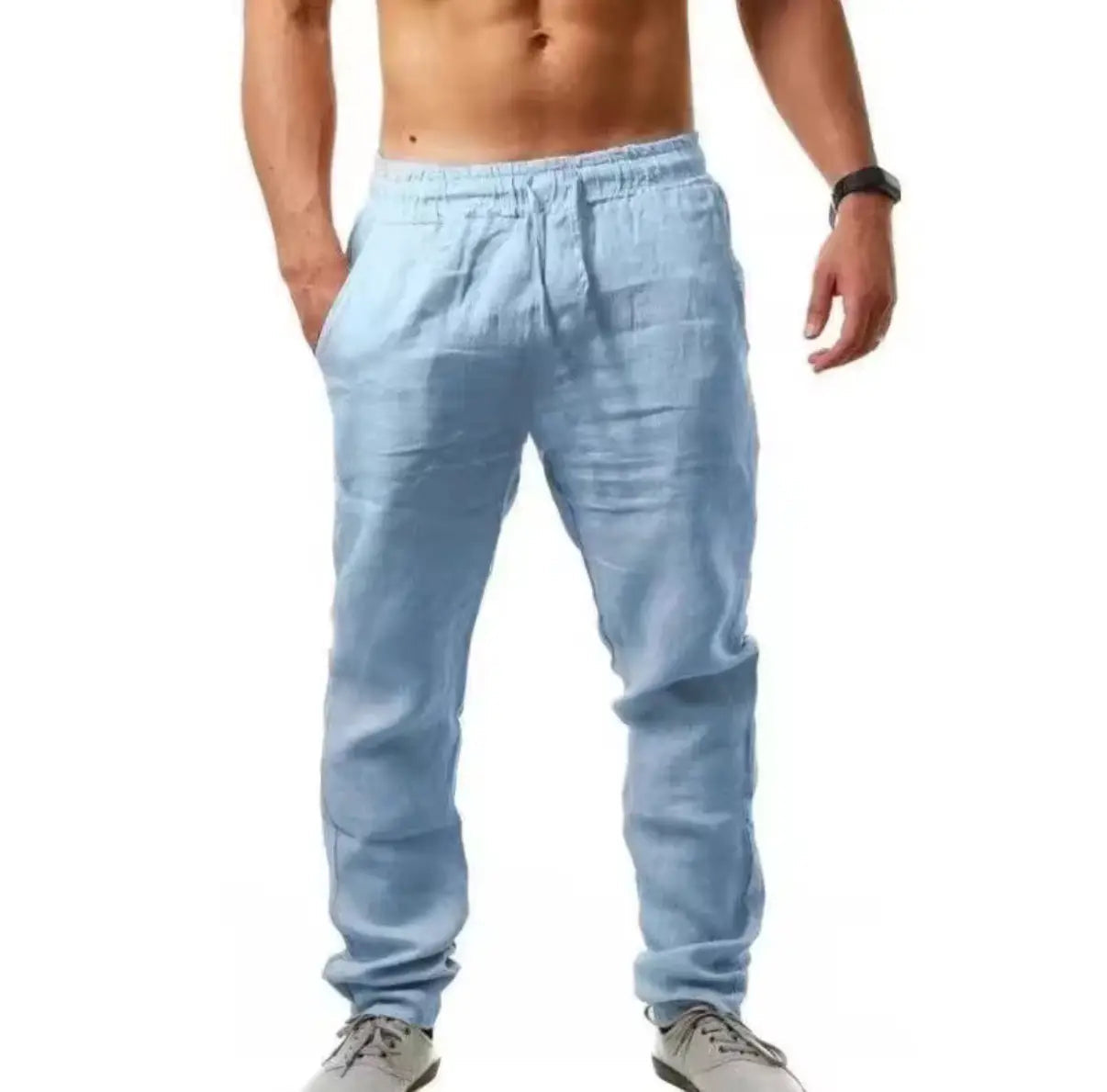 Pantalon de Bambula y lino