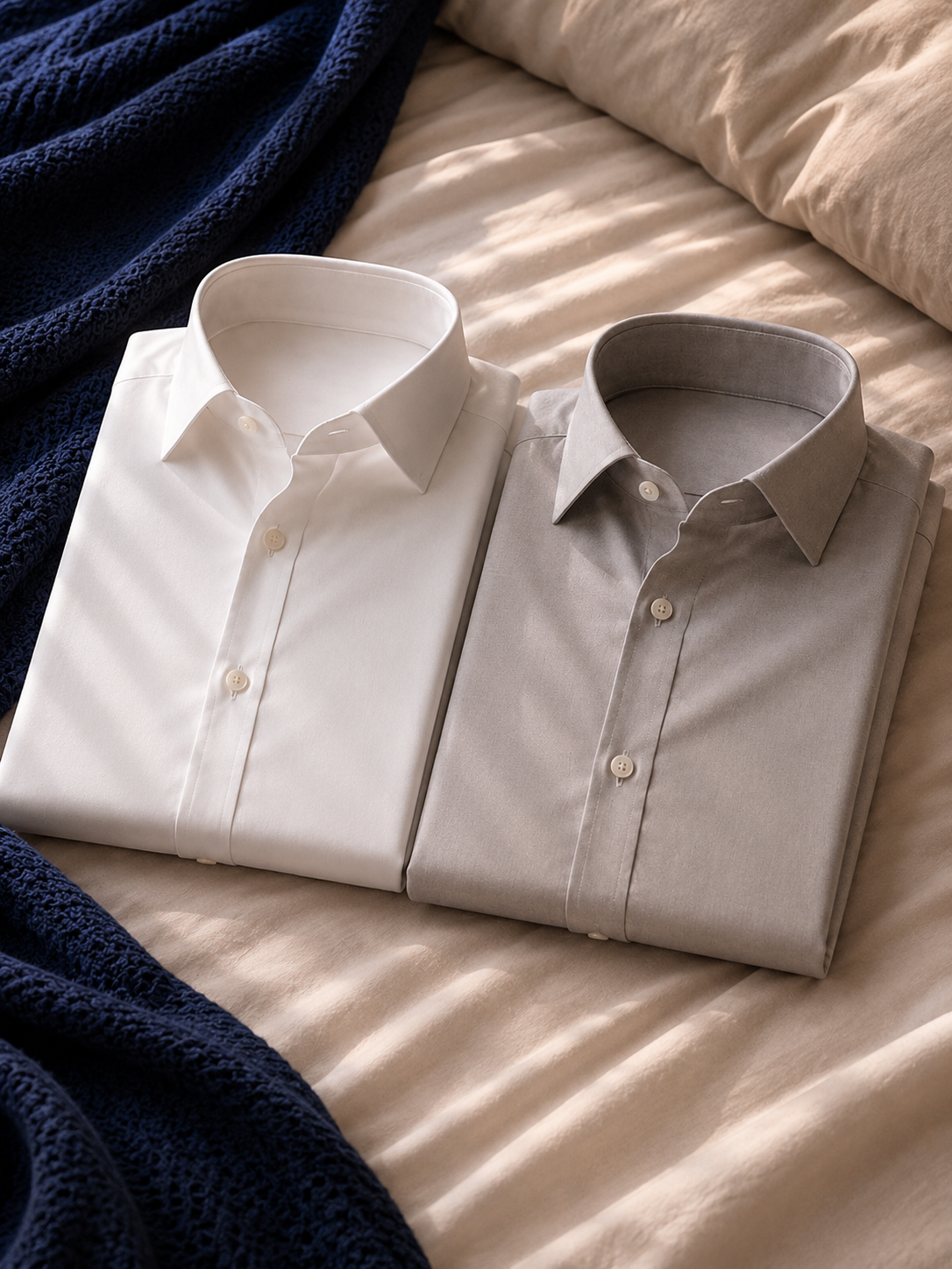 Juego de 2 Camisas de Vestir Para Hombre | Slim Fit