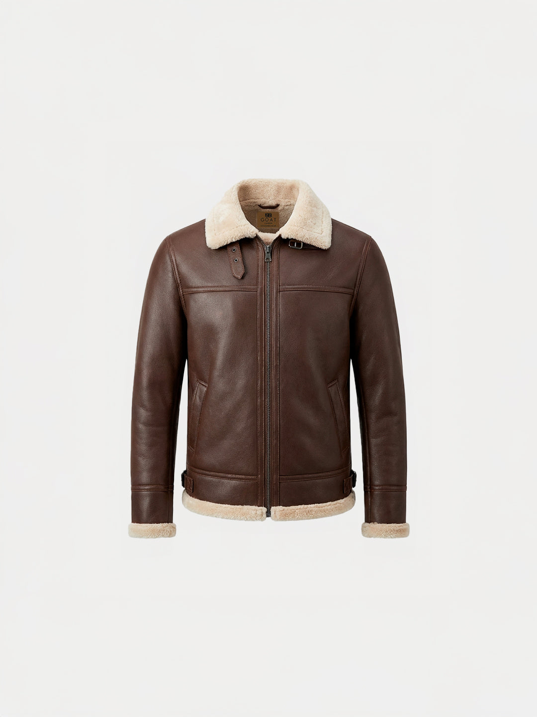 Chaqueta de cuero de chancho