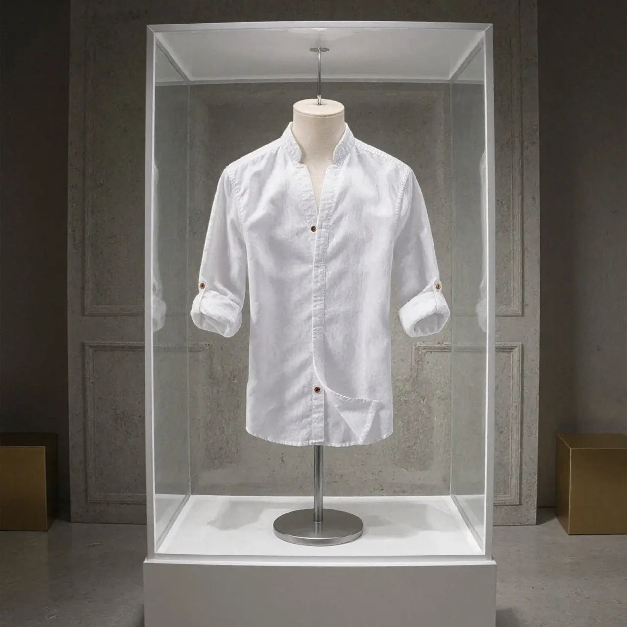 Camisa Bromley de lino