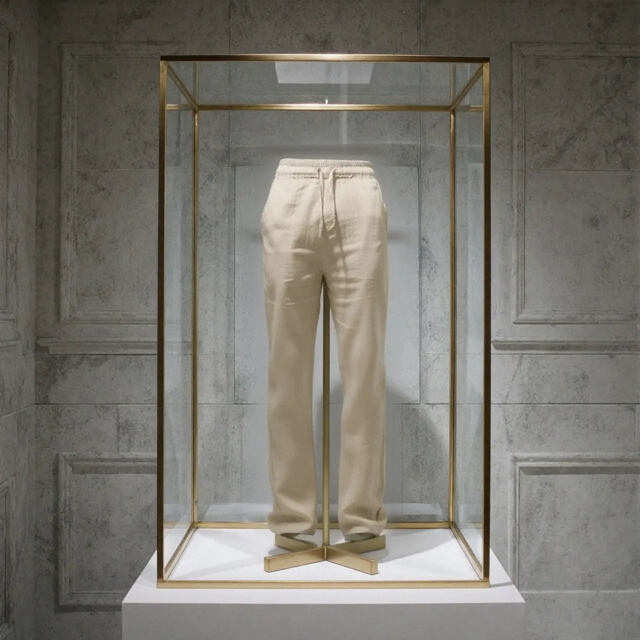 Pantalon de Bambula y lino