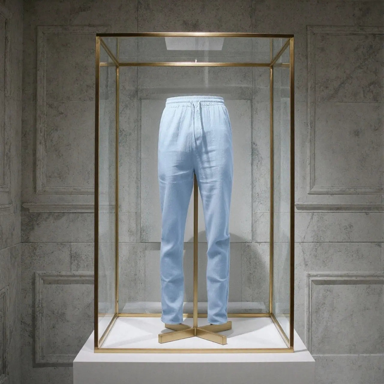 Pantalon de Bambula y lino