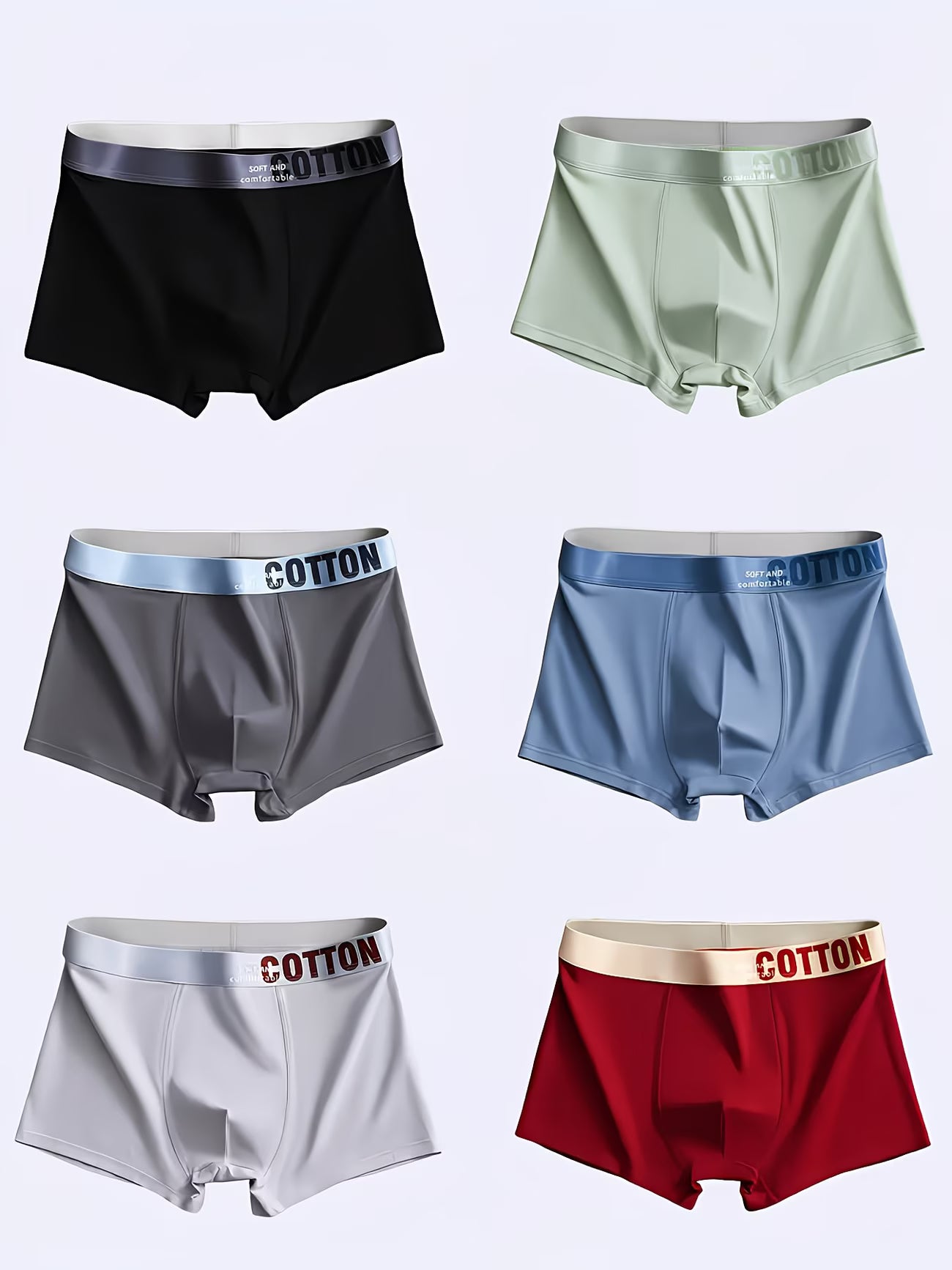 LLEVA 10 PAGA 5 | Bóxers COTTON Confort para Hombre | 95 % algodón y 5 % elastano, tejido cómodo y transpirable para uso diario