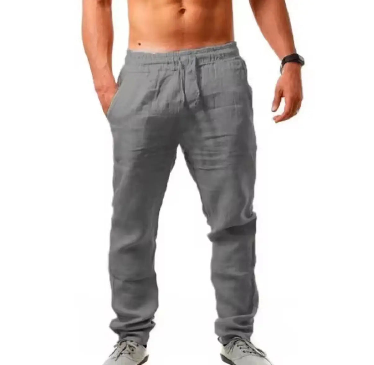 Pantalon de Bambula y lino