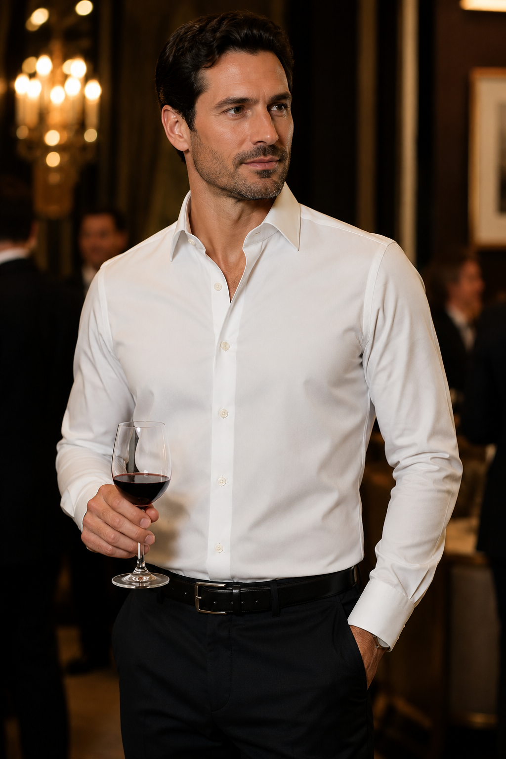 Juego de 2 Camisas de Vestir Para Hombre | Slim Fit