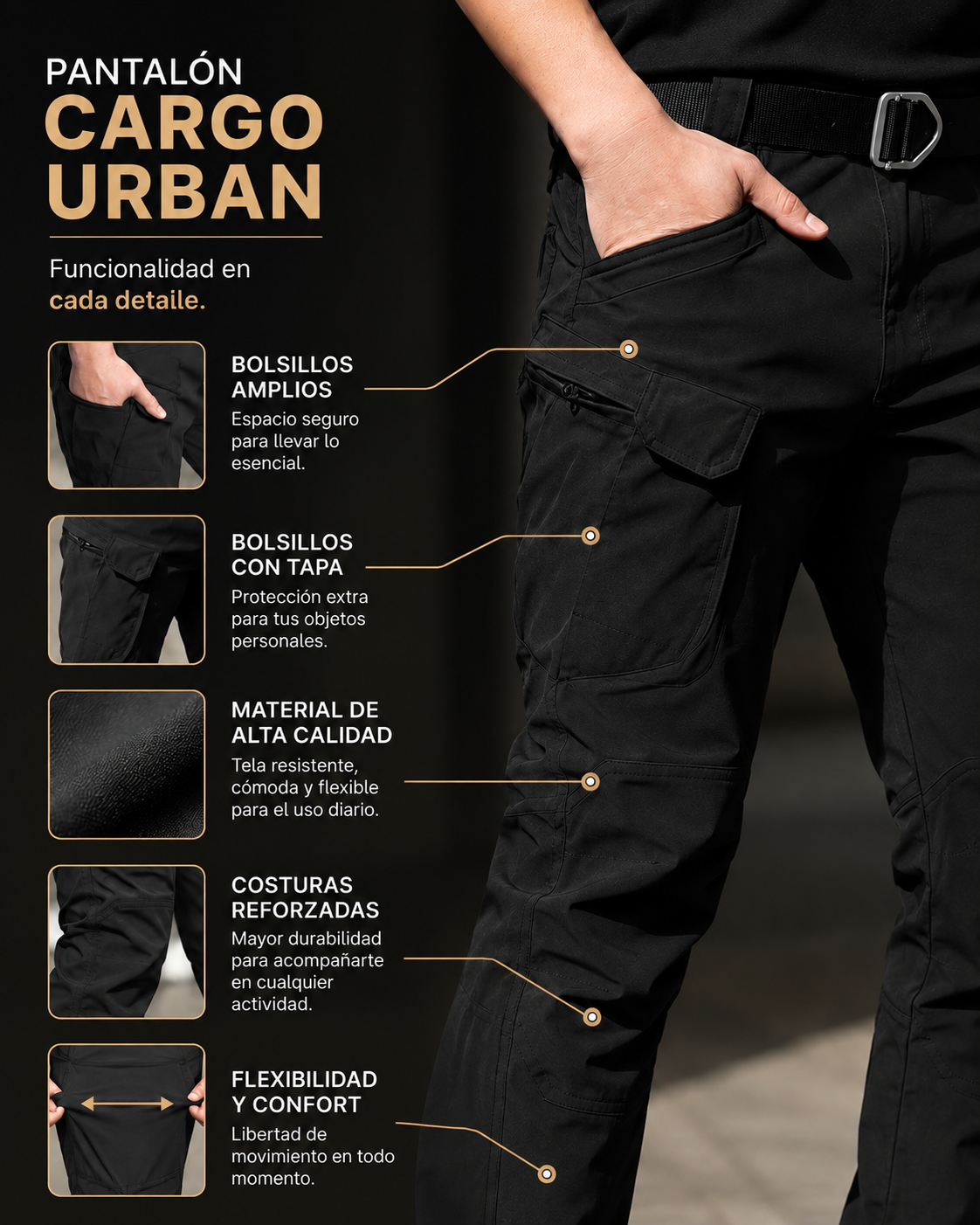 Pantalón Cargo Urban