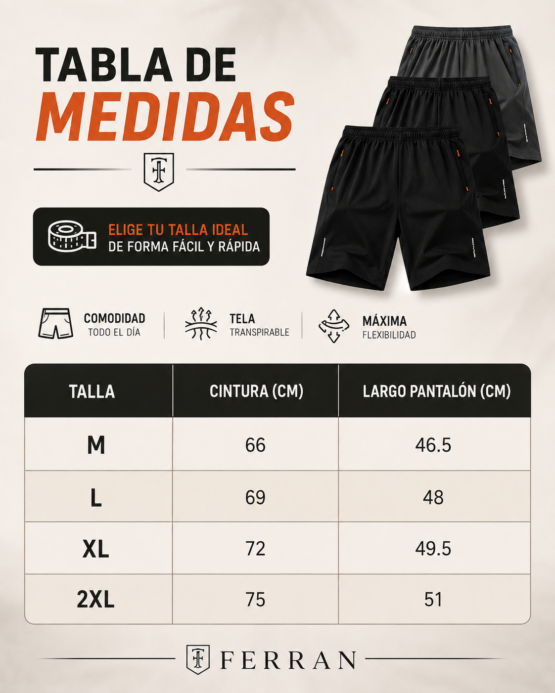 Kit 3 Shorts SportPower | Comodidad y Libertad de Movimiento