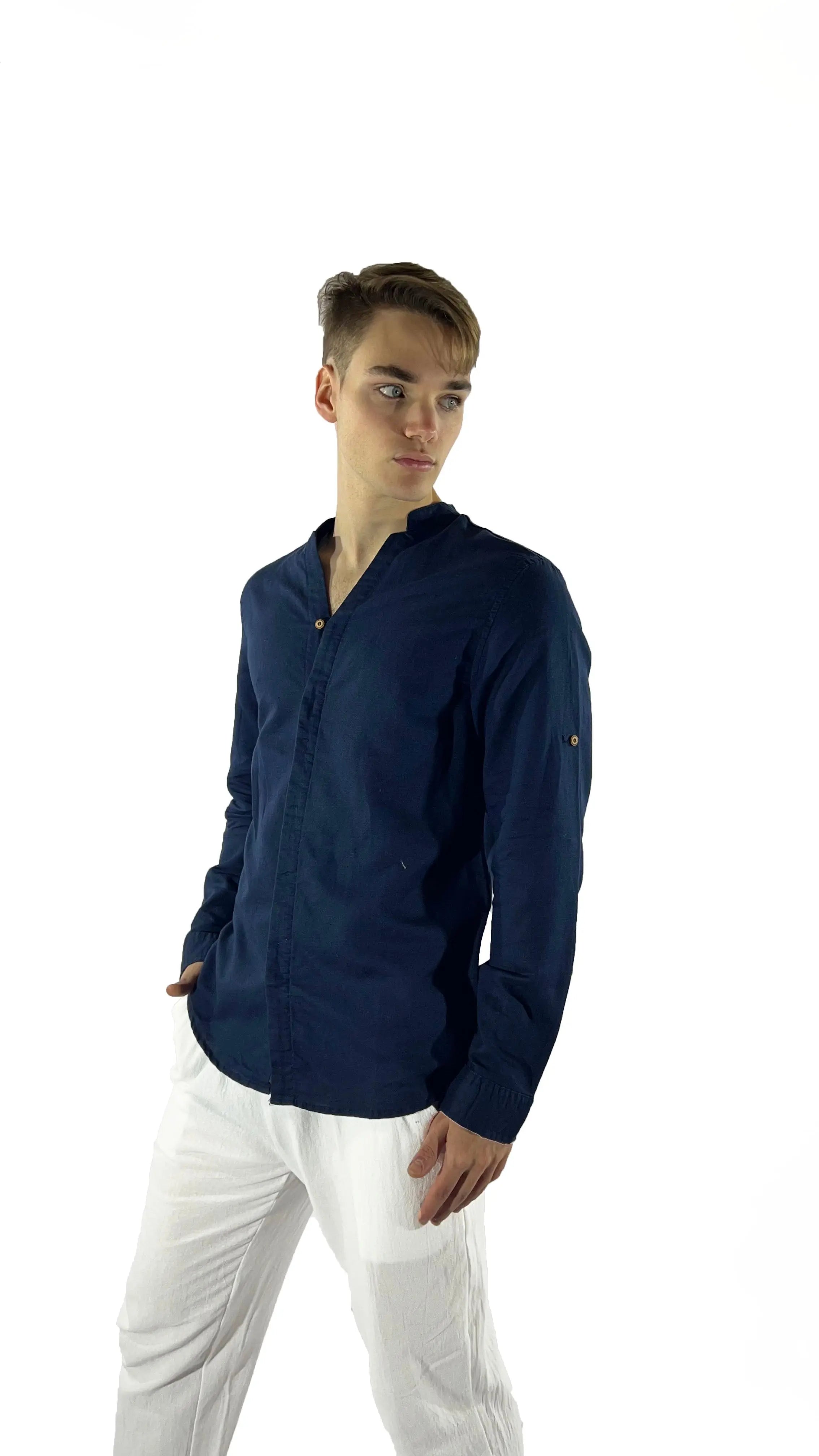 Pantalon de Bambula y lino