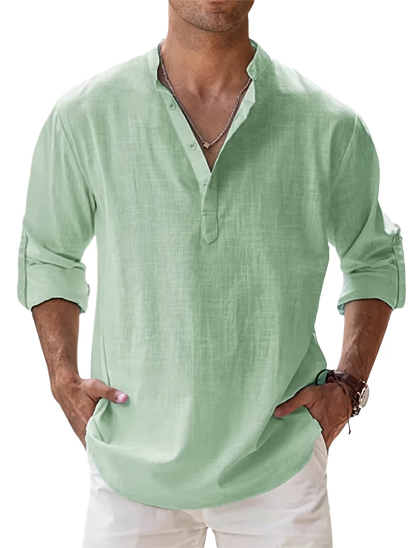 Camisa Riviera™ | 70% Lino y 30% Algodón Fresco