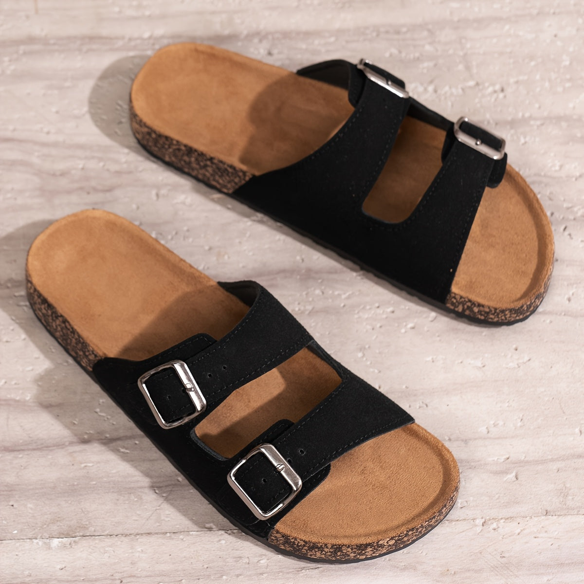 Sandalias de playa ajustables para hombre con hebilla, ideales para actividades al aire libre.