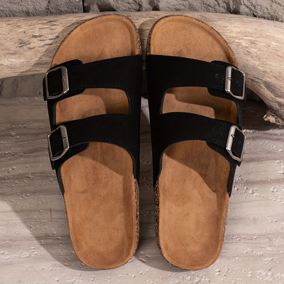 Sandalias de playa ajustables para hombre con hebilla, ideales para actividades al aire libre.